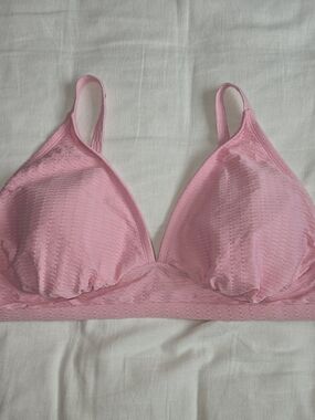 Stoney Clover Lane Pink Triangle Bikini Top